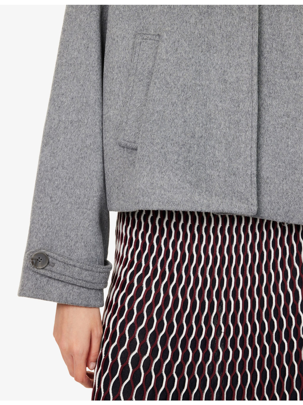 Colby Cropped Wool-Blend Jacket - 5