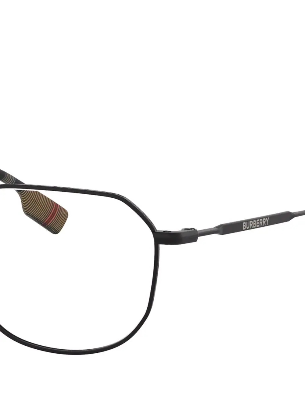 slim square-frame glasses - 3