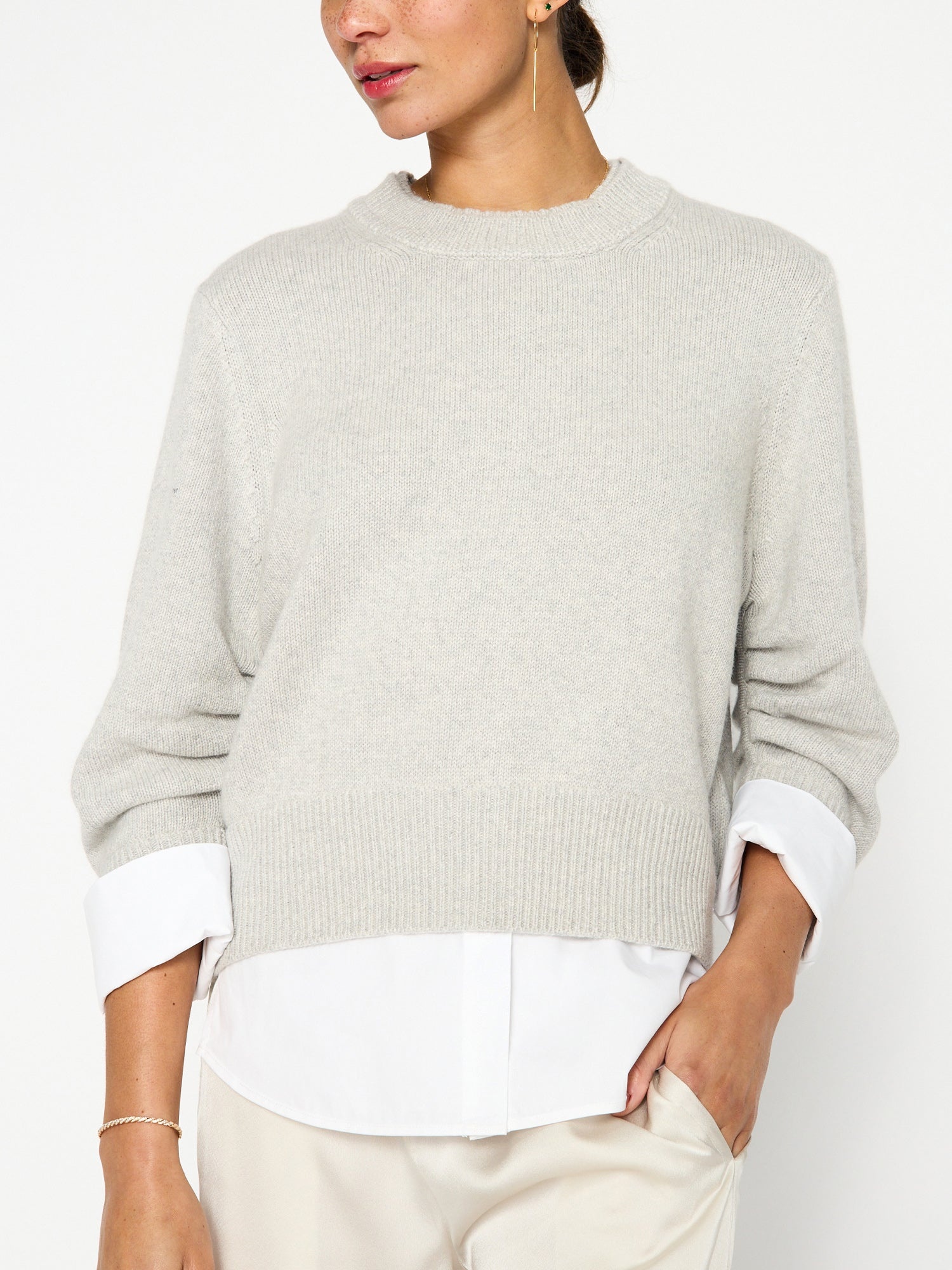 The Raya Ruched Crew Looker - 3
