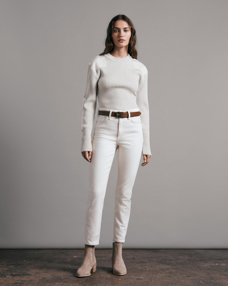 rag & bone Nikole Wool Crew
Slim Fit Sweater outlook