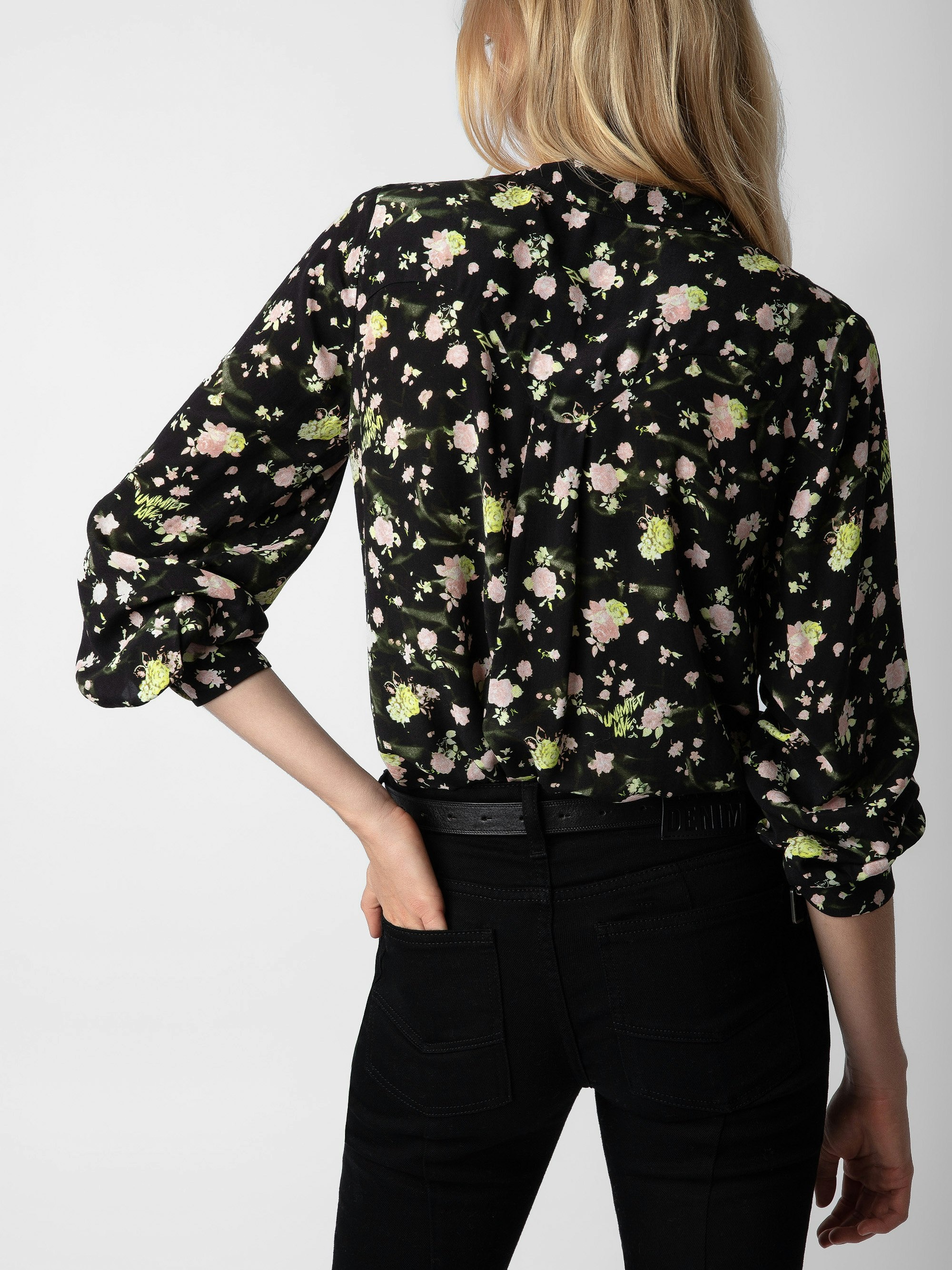 Twina Soft Crinkle Roses Shirt - 3