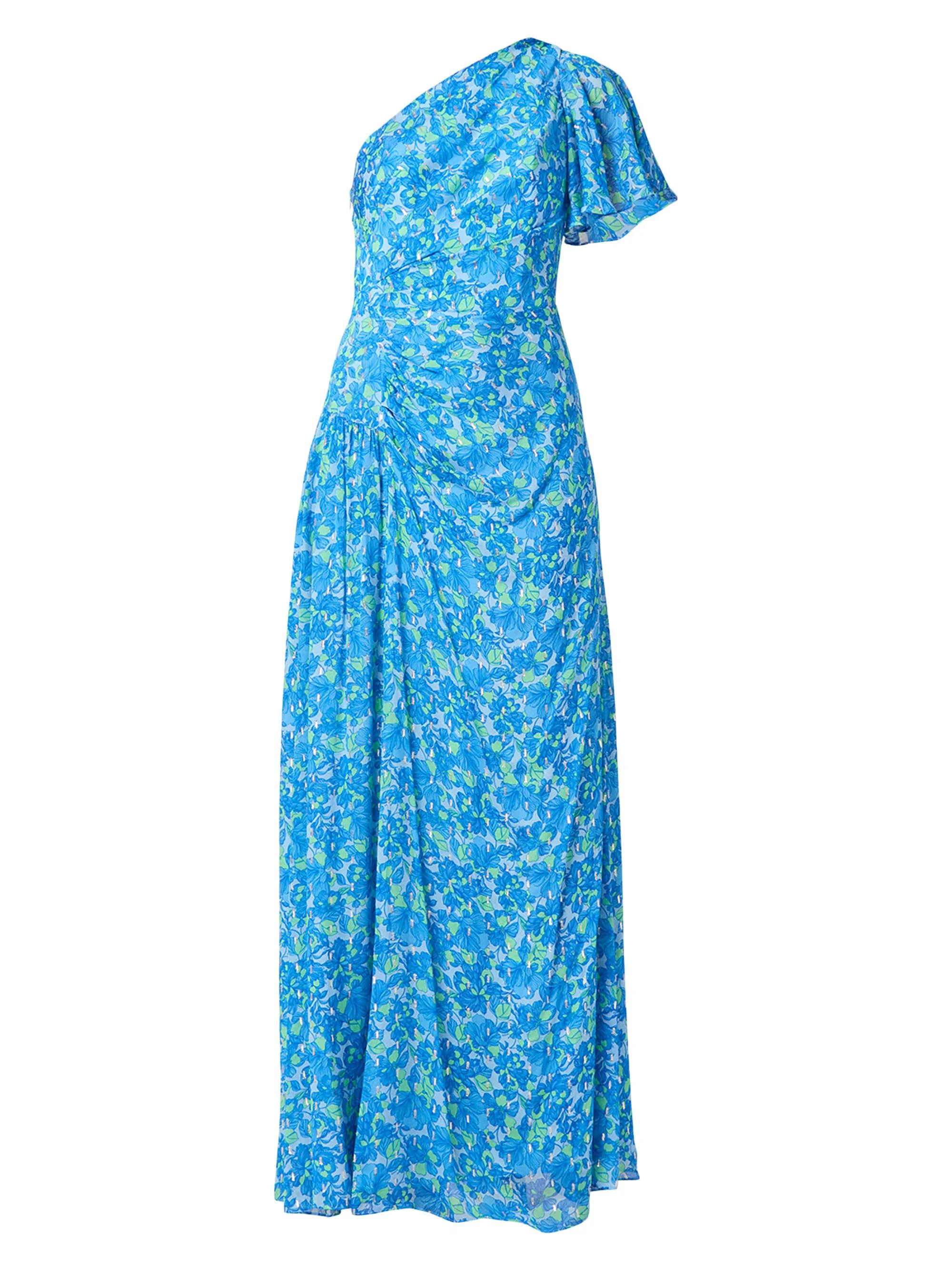 Women's Latissa One-Shoulder Maxi Dress - Sky Multi - 1