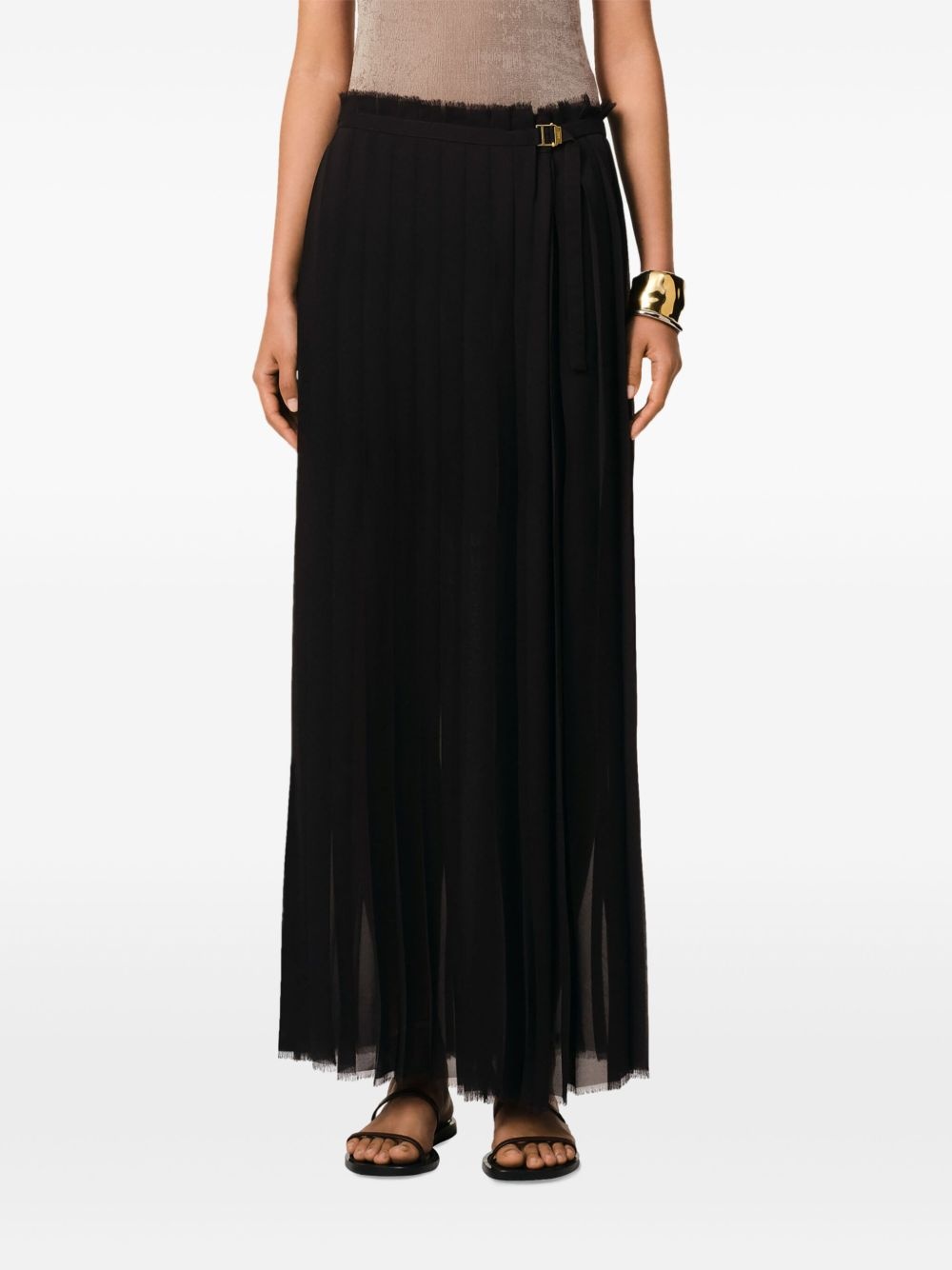 long pleated skirt - 5