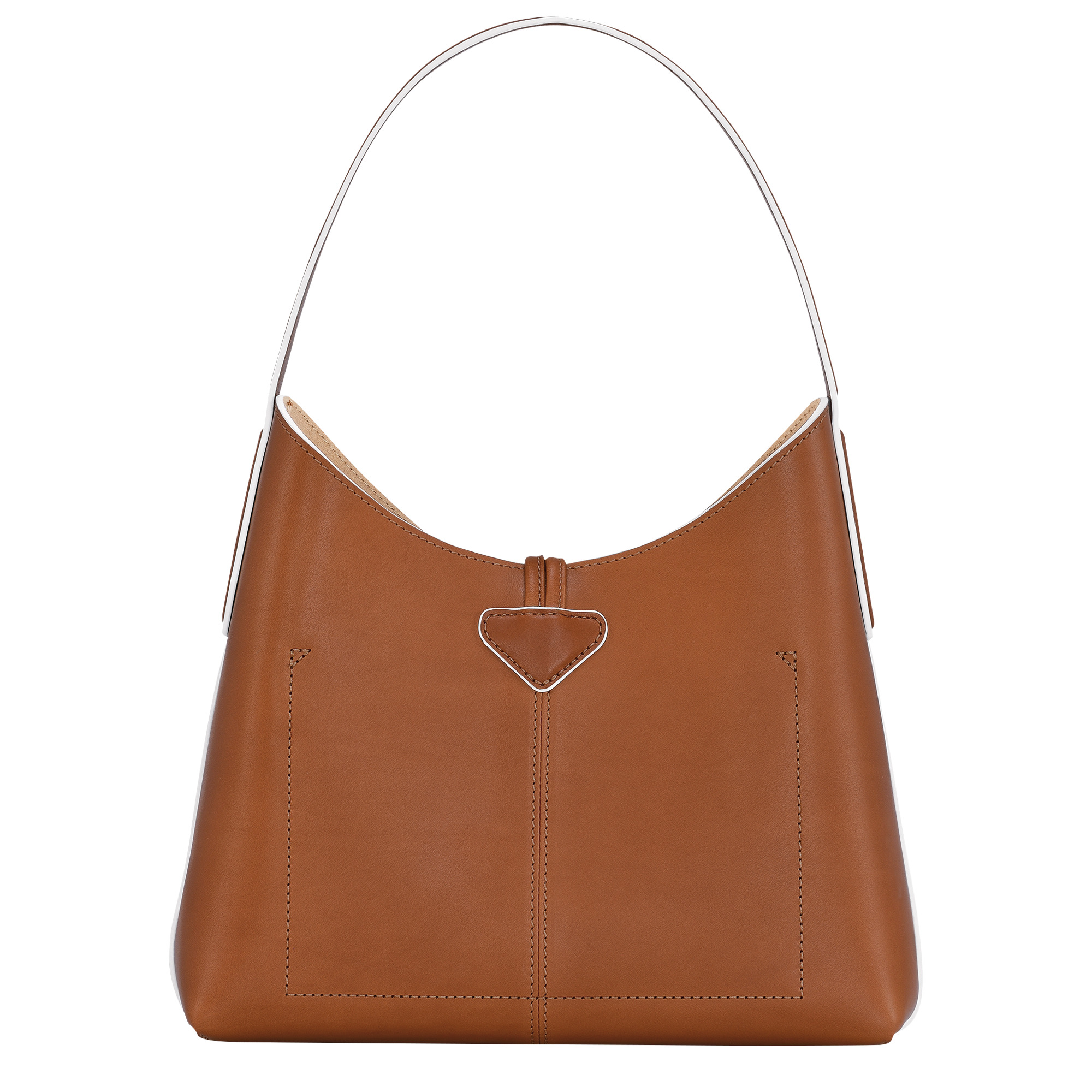 Roseau M Hobo bag Cognac - Leather - 4