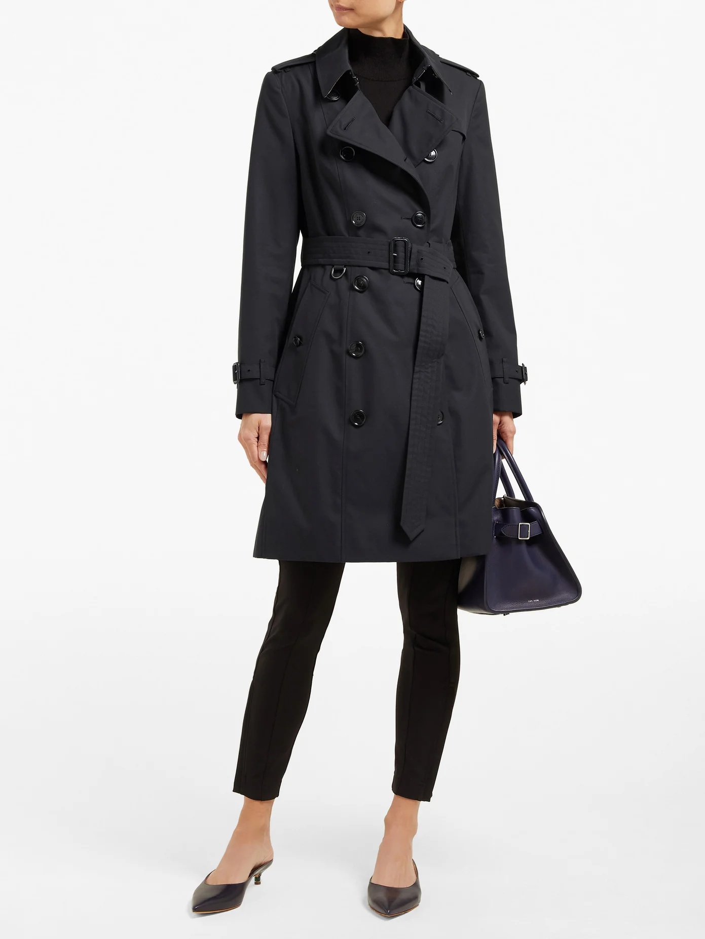 Chelsea double-breasted cotton trench coat - 2