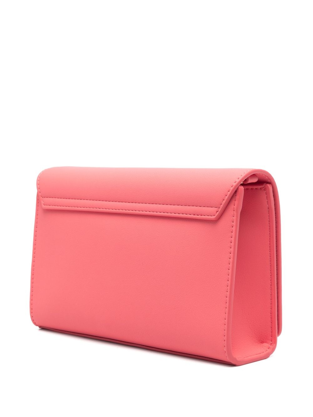 logo-lettering clutch bag - 3