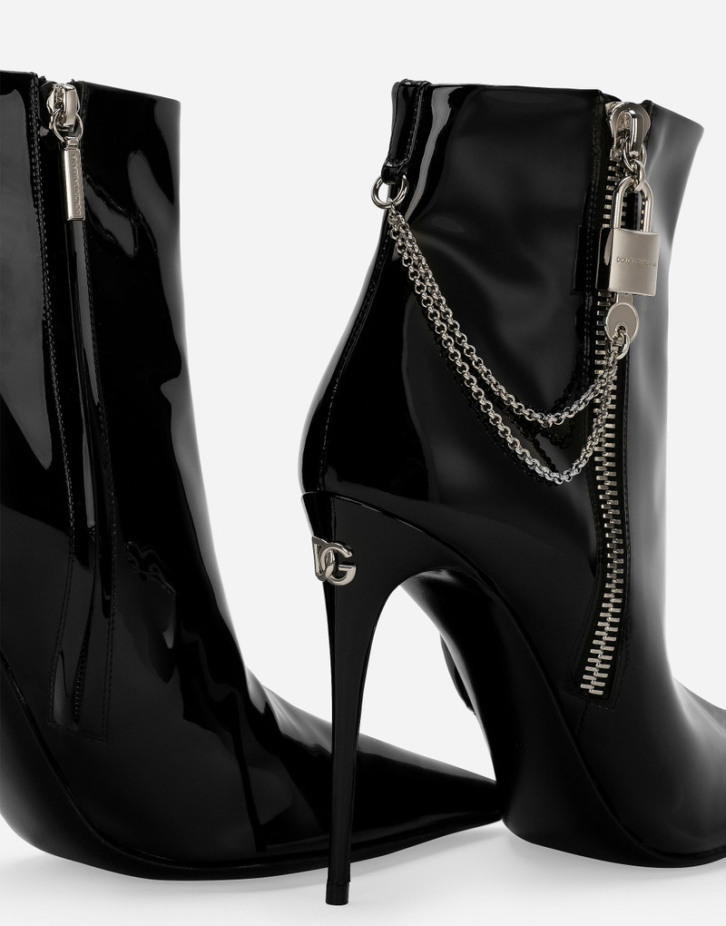 Patent leather ankle boots 5