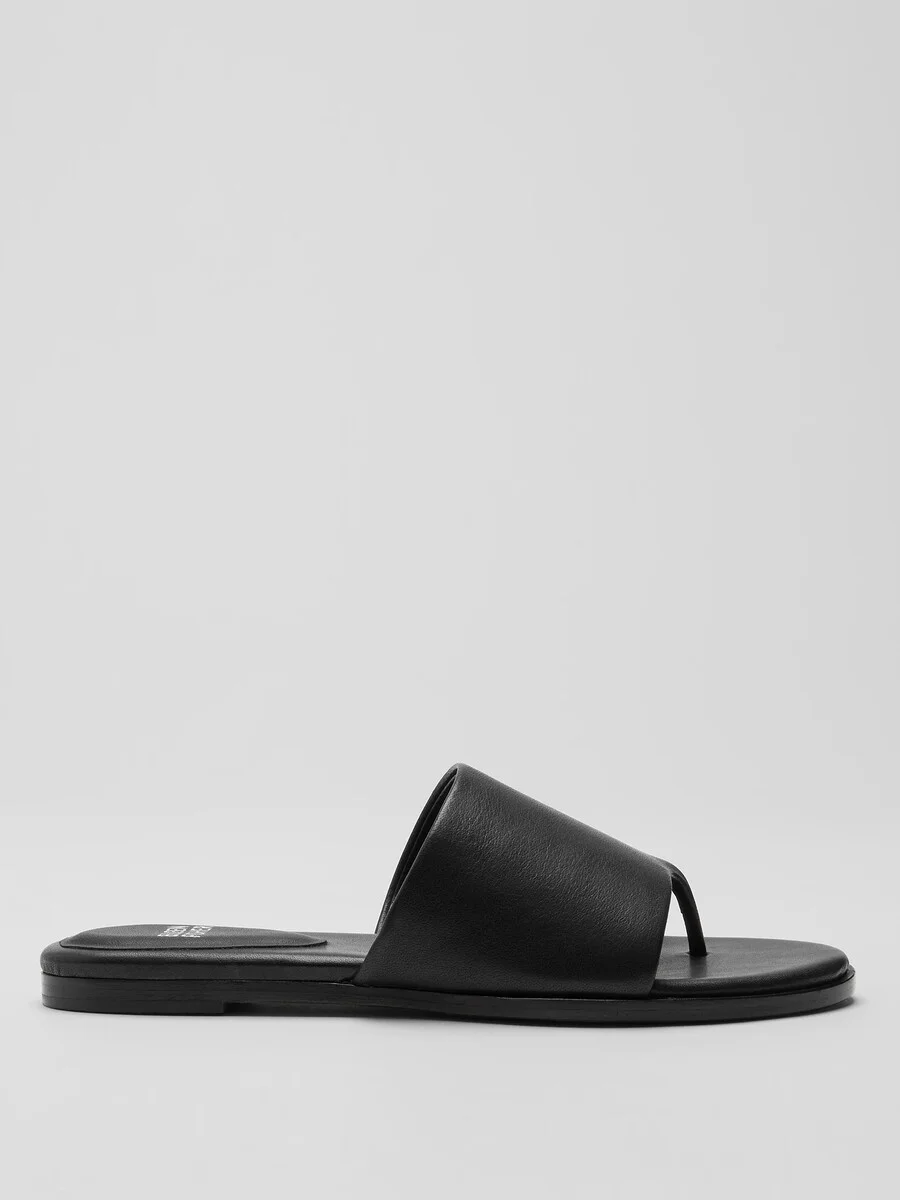 Edge Leather Slide Sandal - 1