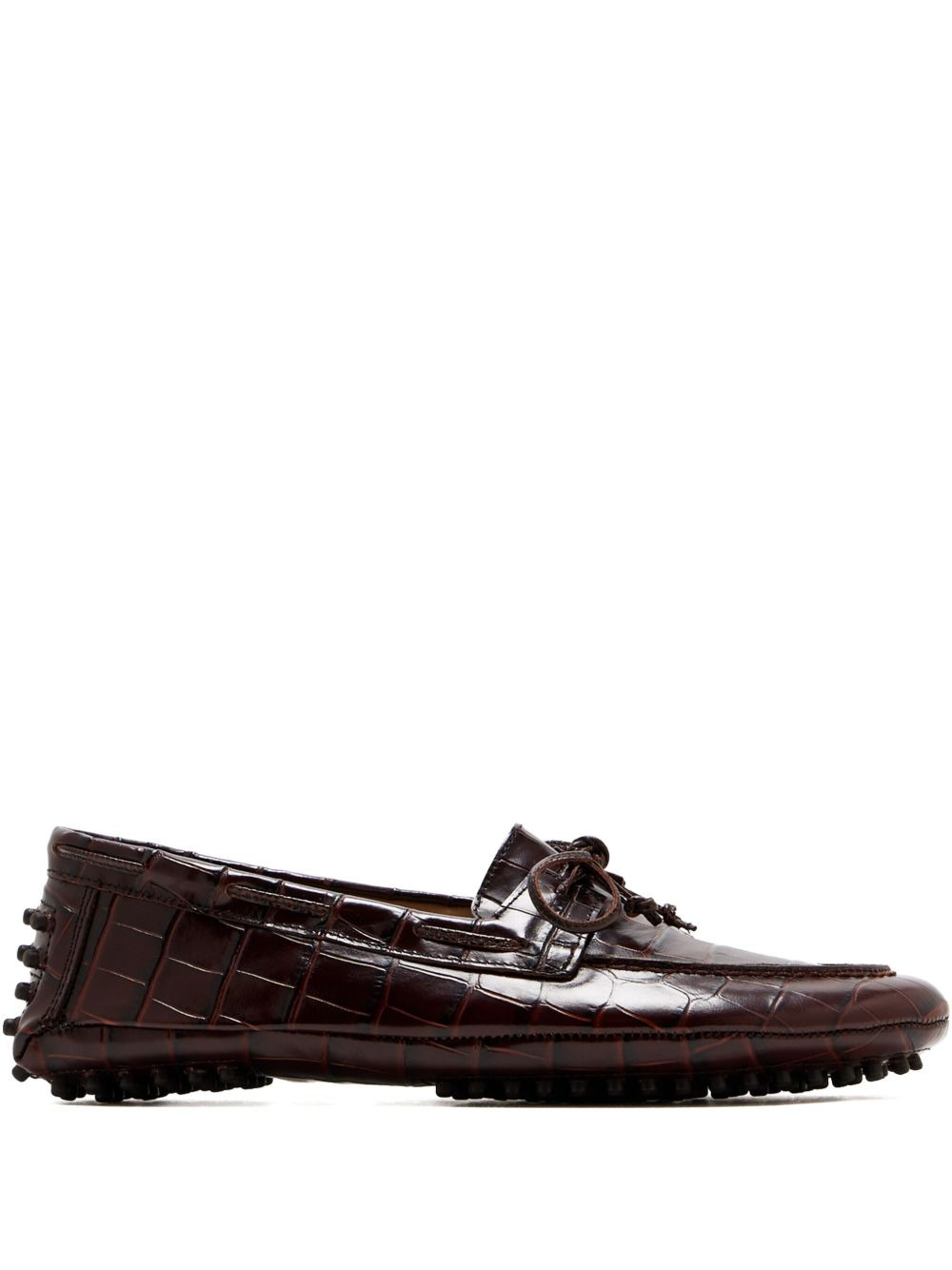 crocodile-effect loafers - 1