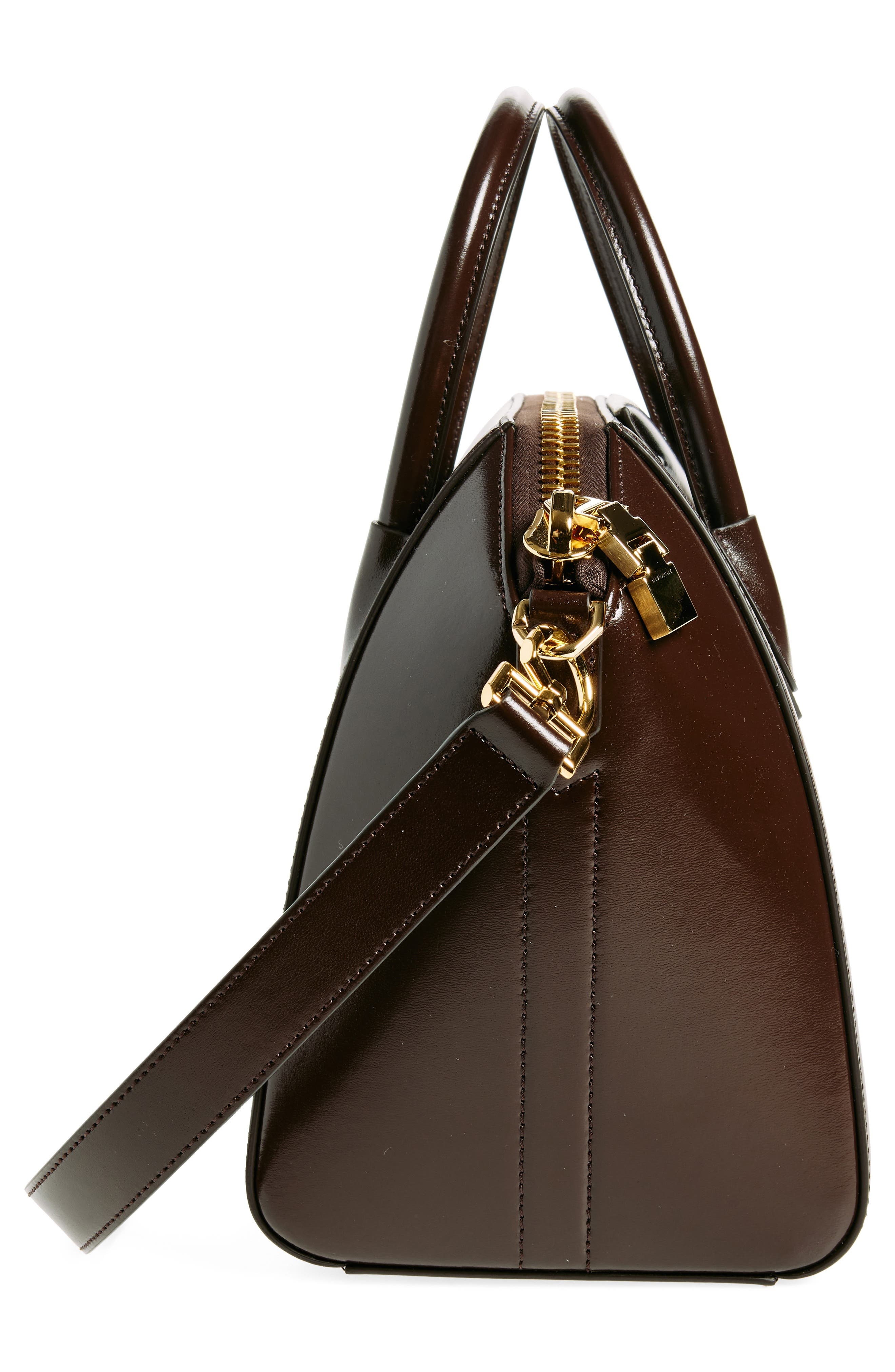 Givenchy Small Antigona Leather Satchel in Ebony Brown at Nordstrom - 7
