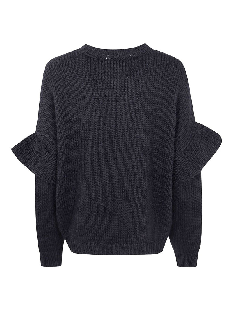 ESSENTIEL ANTWERP ruffled-sleeve sweater outlook