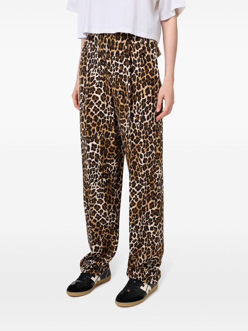 Animal print trousers 3