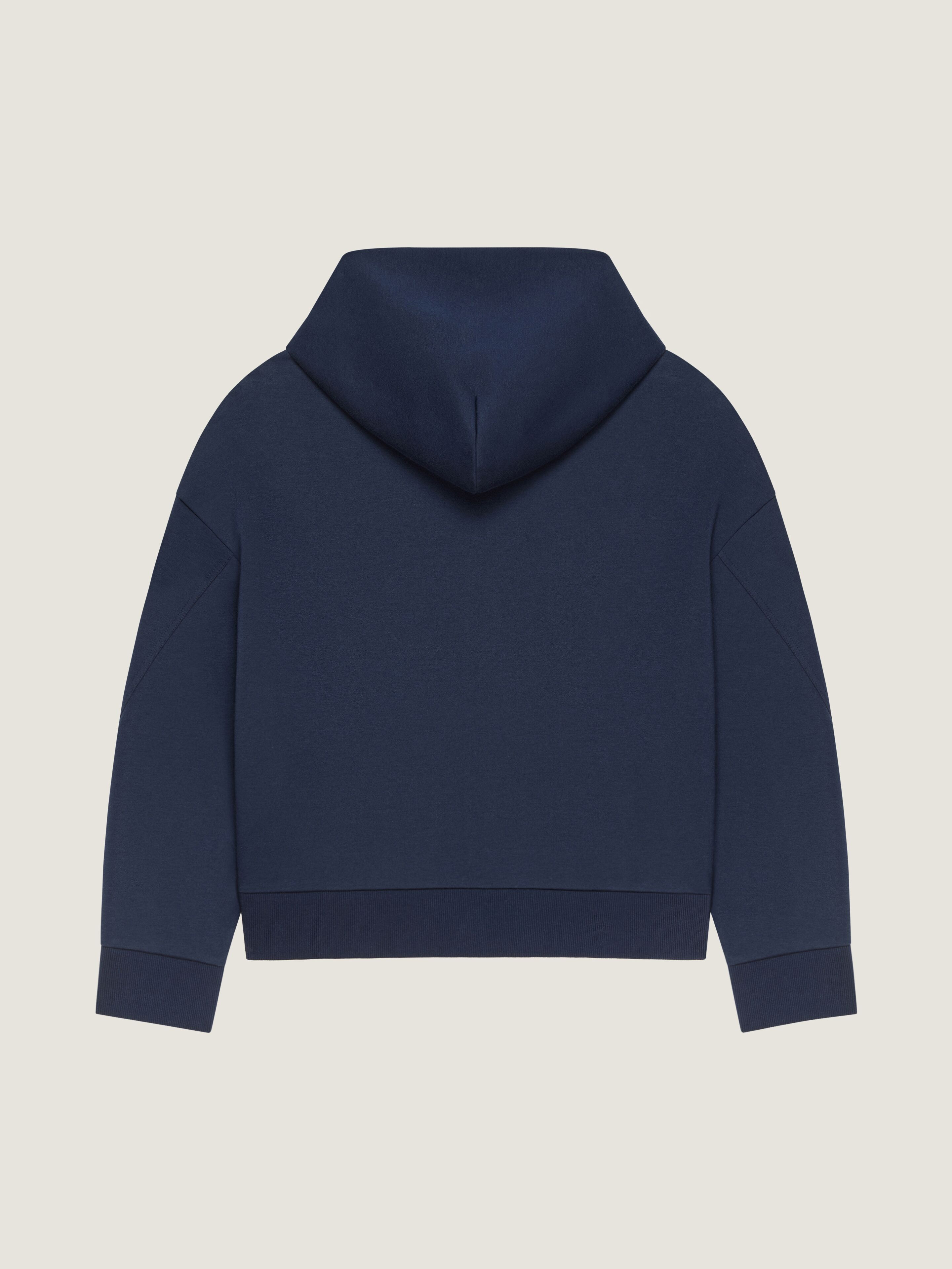 ZIPPED HOODIE IN SCUBA - 2