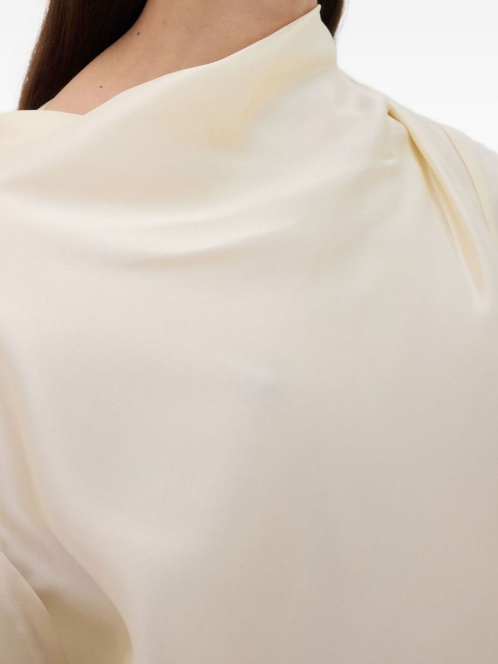 draped blouse - 5