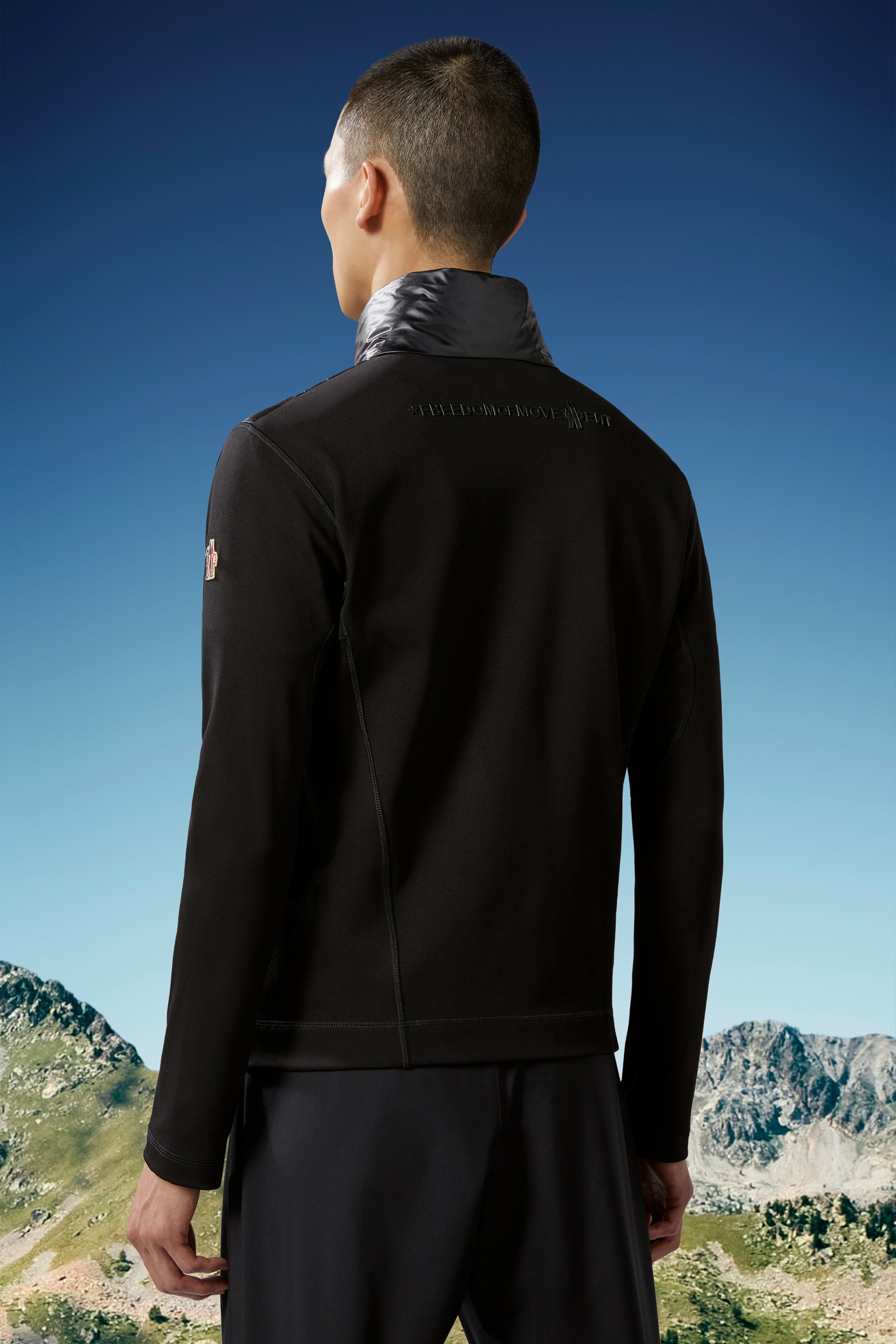 Padded Zip-Up Sweatshirt - 5