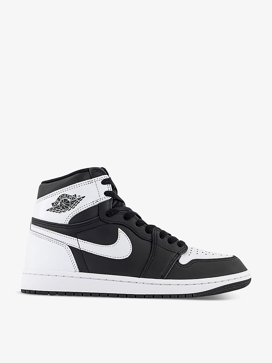 Air Jordan 1 High panelled leather high-top trainers - 1