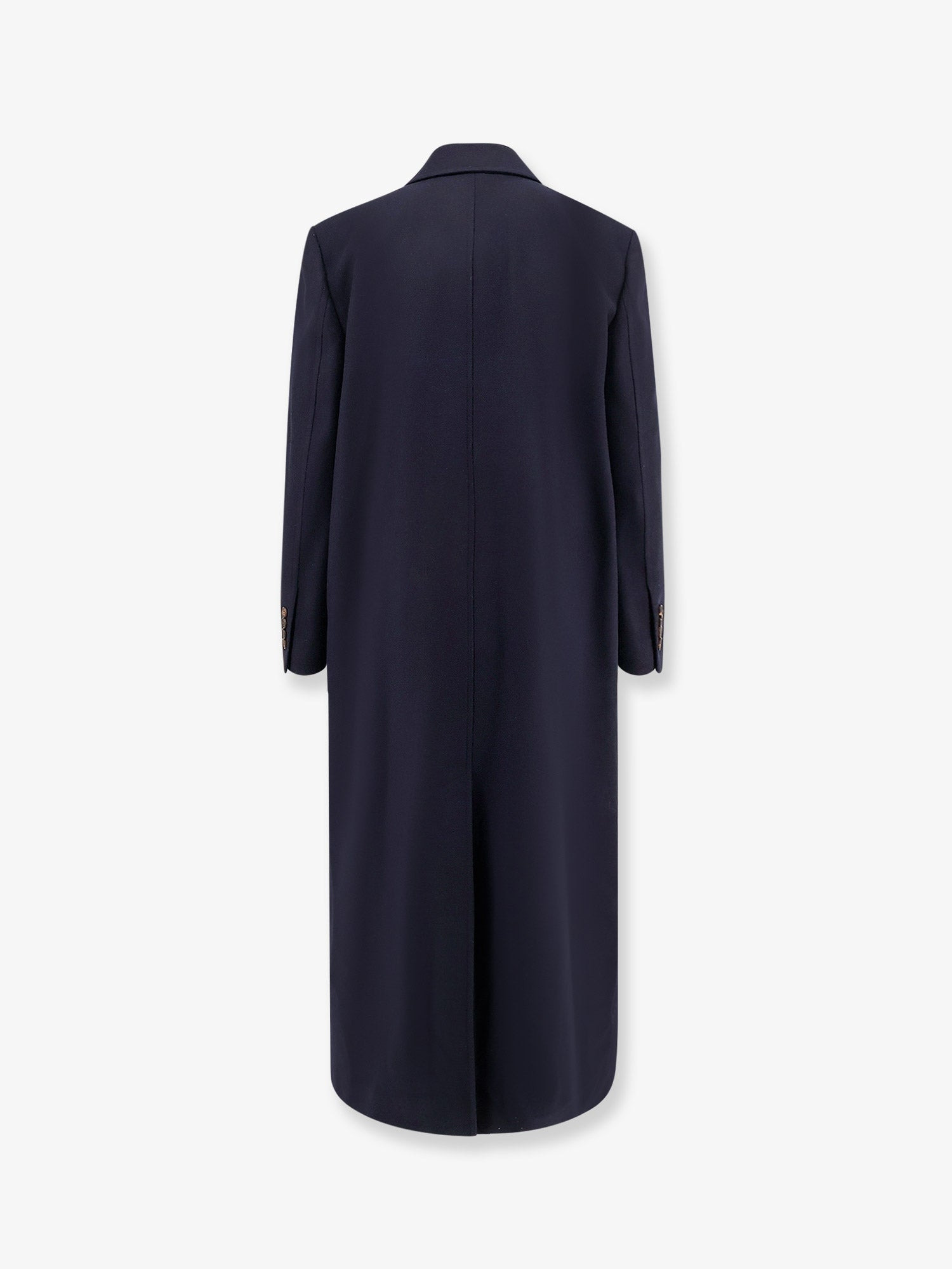 DOUBLE-BREASTED WOOL COAT - 2
