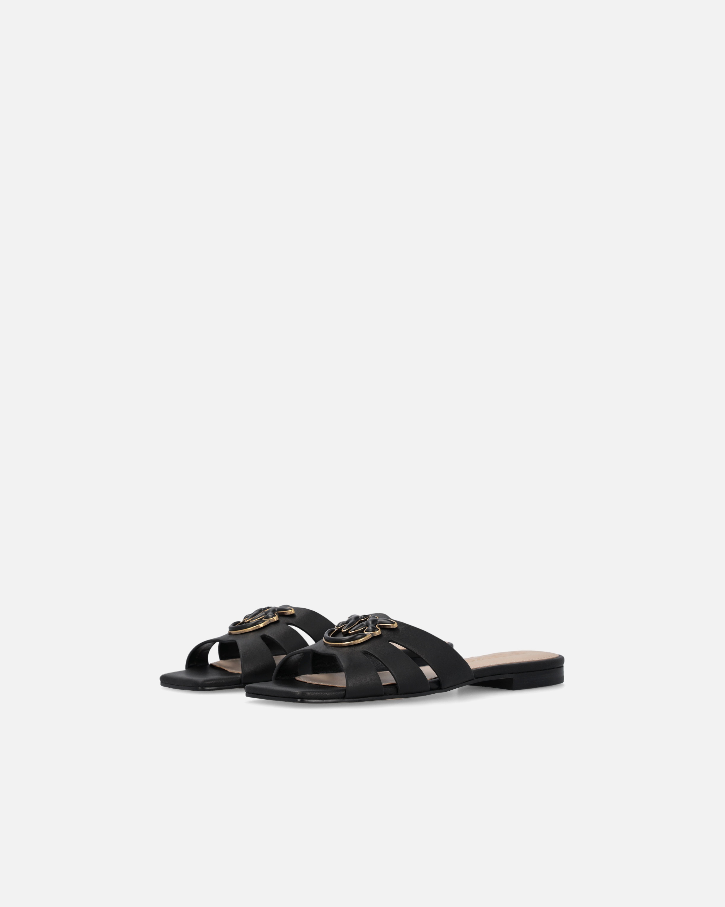 NAPPA LEATHER SLIP-ONS WITH BIRD LOGO - 6