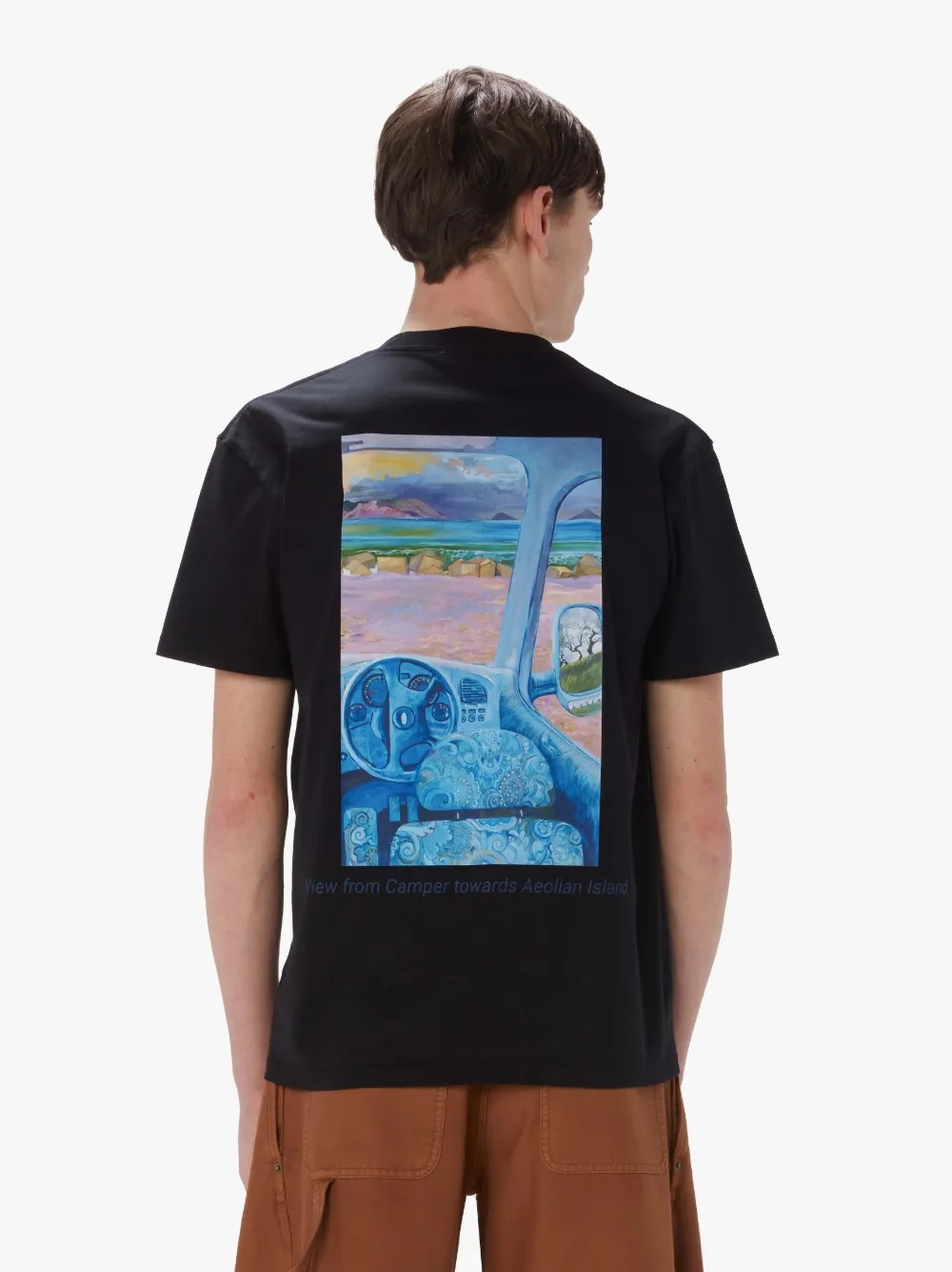 ANCHOR EMBROIDERY BACK PRINT T-SHIRT - 2