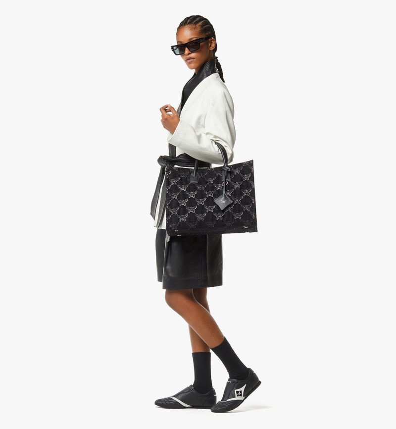 München Tote in Lauretos Lurex Jacquard 9