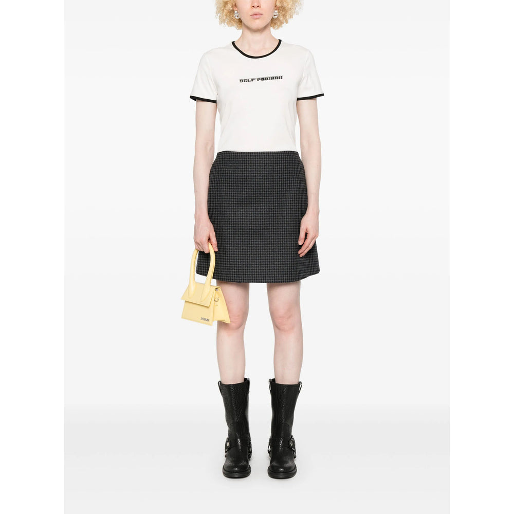 Self-Portrait White Tops - T-Shirts & Jerseys Women - 5