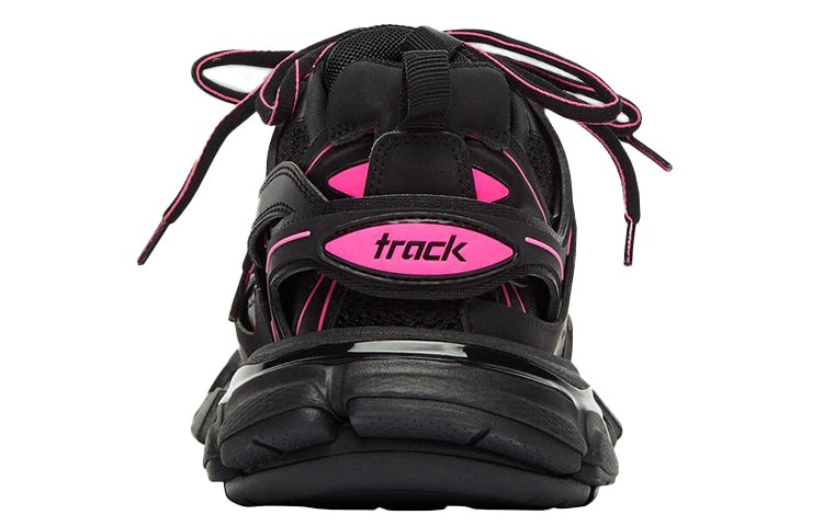 (WMNS) Balenciaga Track Sneaker 'Black Neon Pink' 542436W3AC21055 - 4
