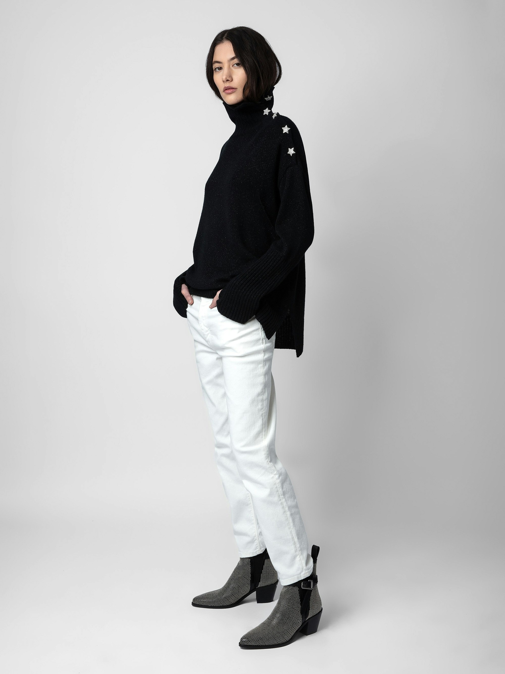 Alma Jeweled Sweater - 5