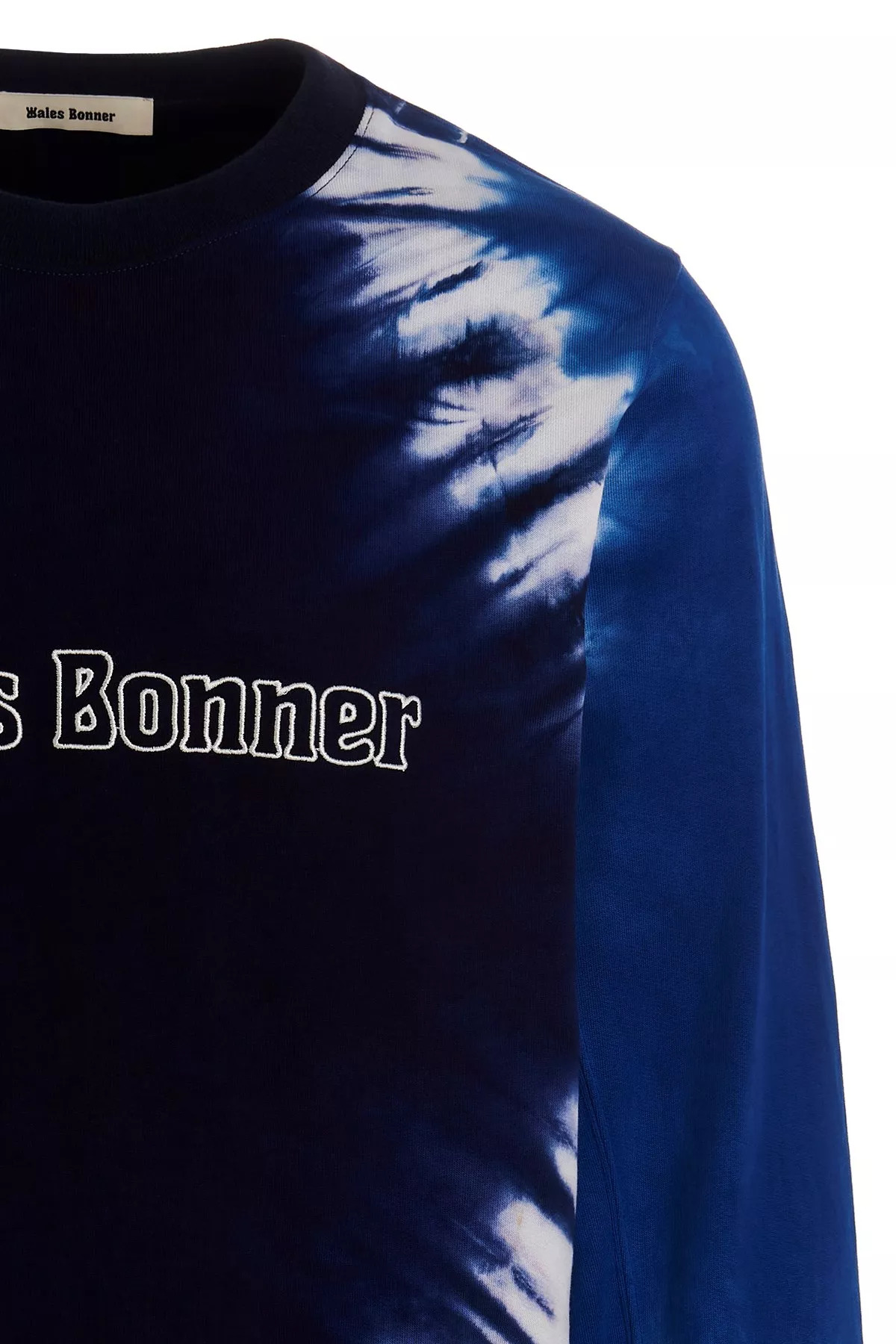 Logo embroidery tie dye sweatshirt - 3