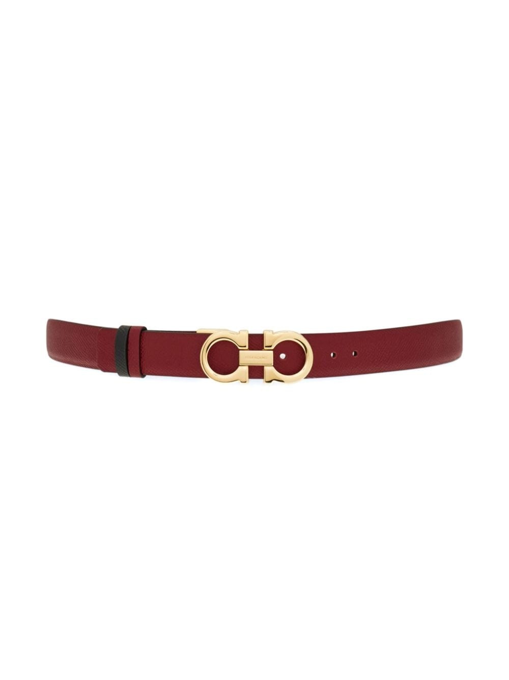 reversible Gancini-buckle belt - 3