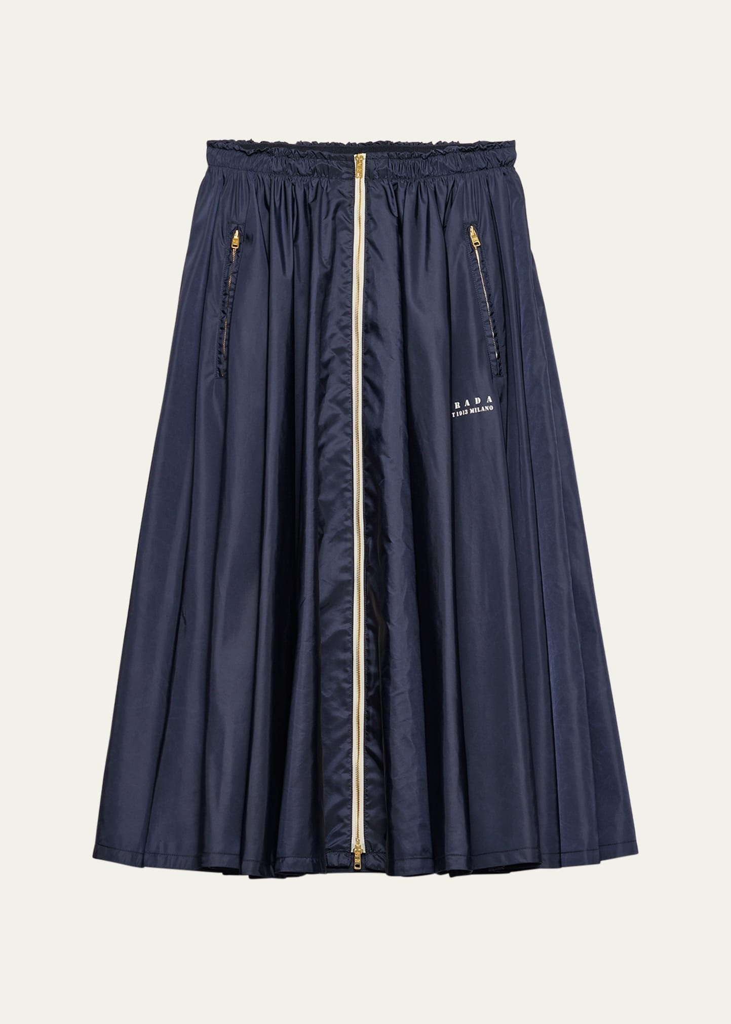 Re-Nylon Pleated Full Skirt - 1