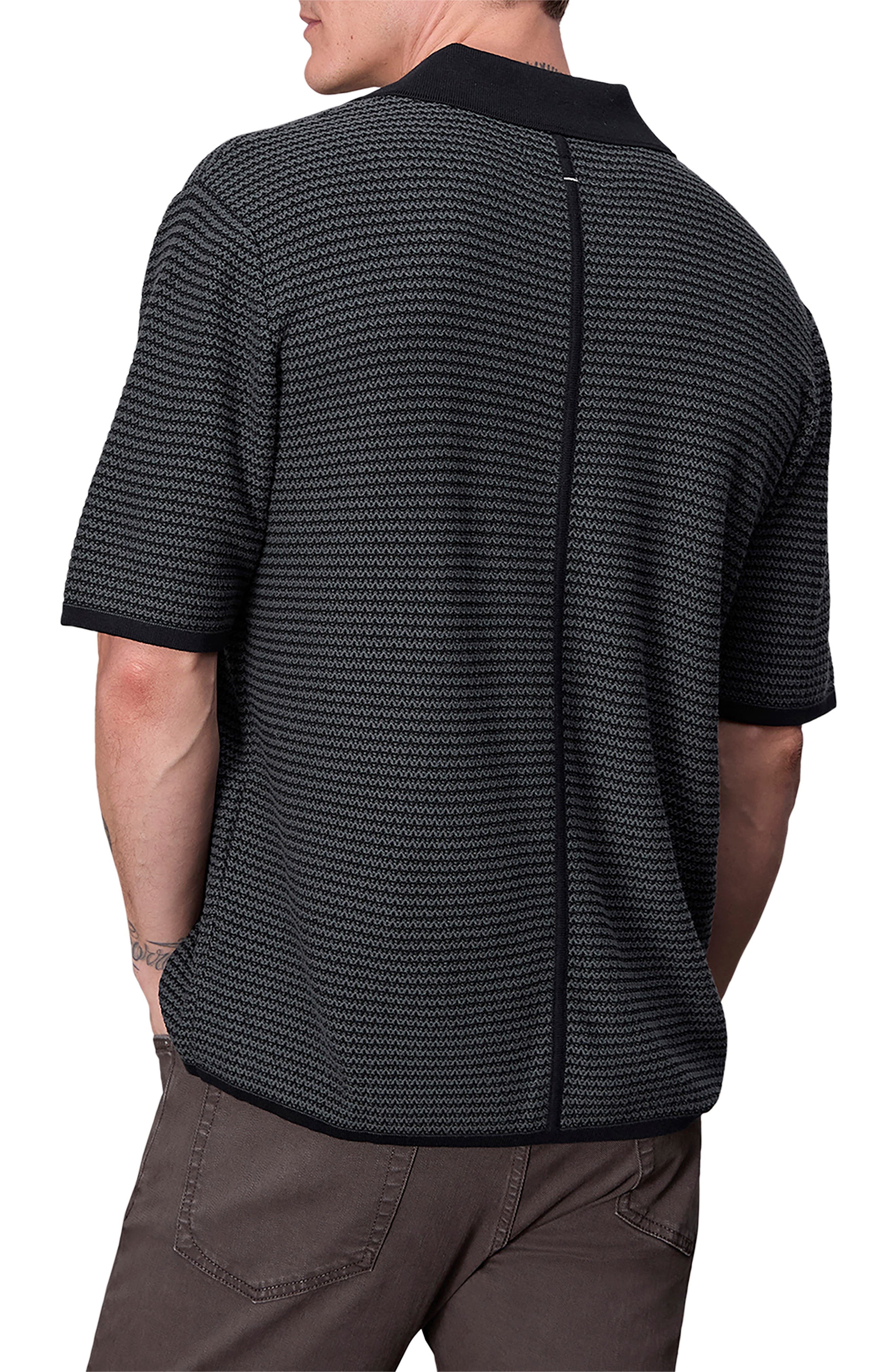 rag & bone Hayes Polo Sweater in Shark Blue at Nordstrom - 2
