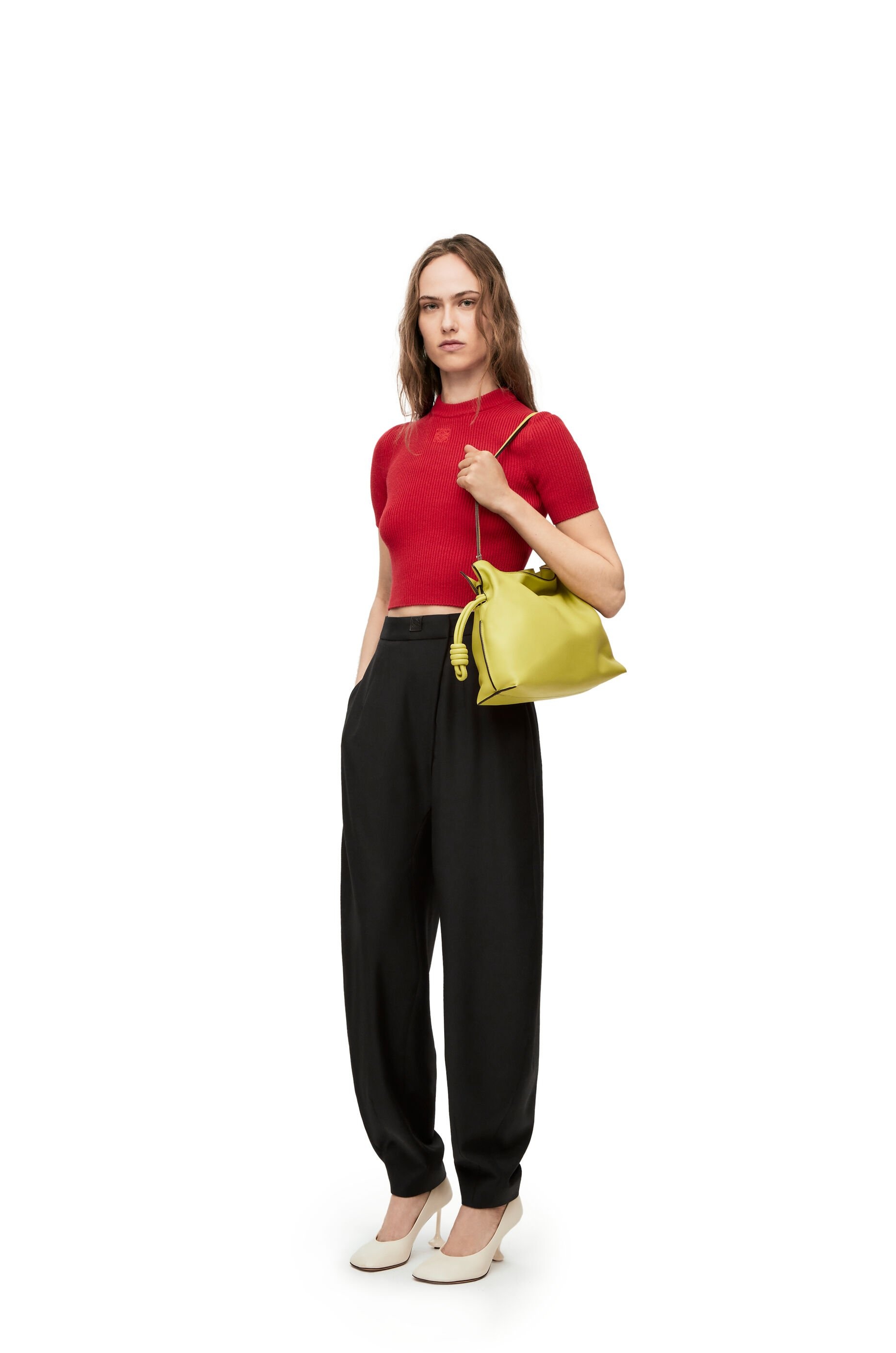 Medium Flamenco clutch in nappa calfskin - 7