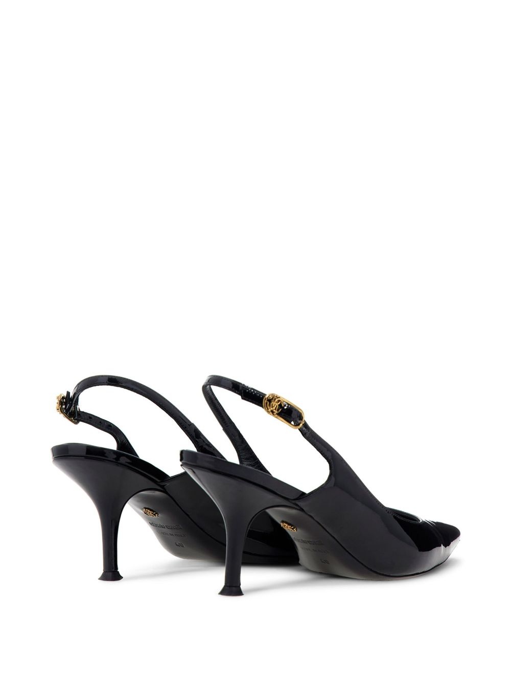 leather slingback pumps - 3