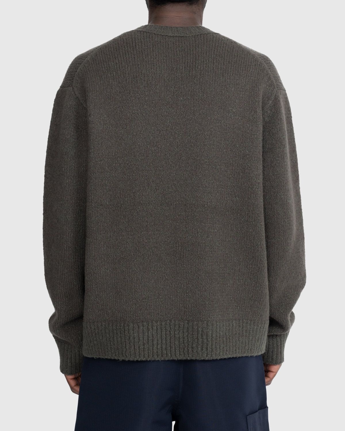 Acne Studios – Wool Blend Crewneck Sweater Green - 6