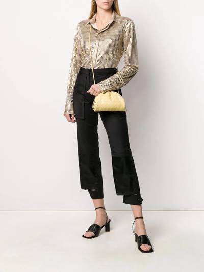 Bottega Veneta mirror-embellished long-sleeve shirt outlook