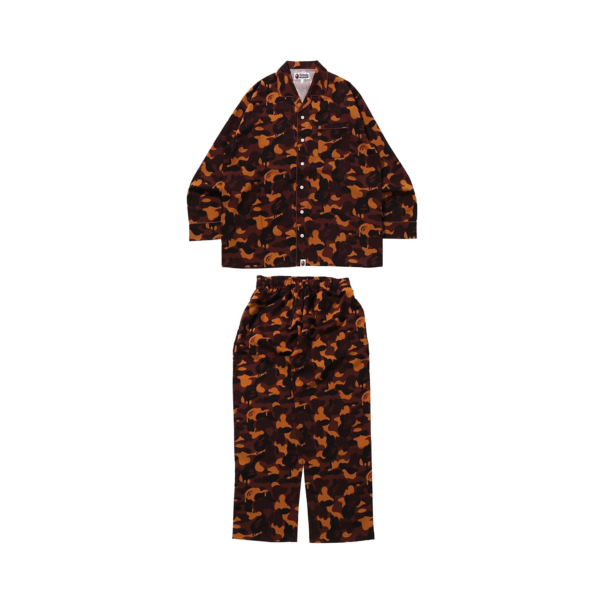 BAPE Valentine Chocolate Camo Pajamas 'Brown' - 1