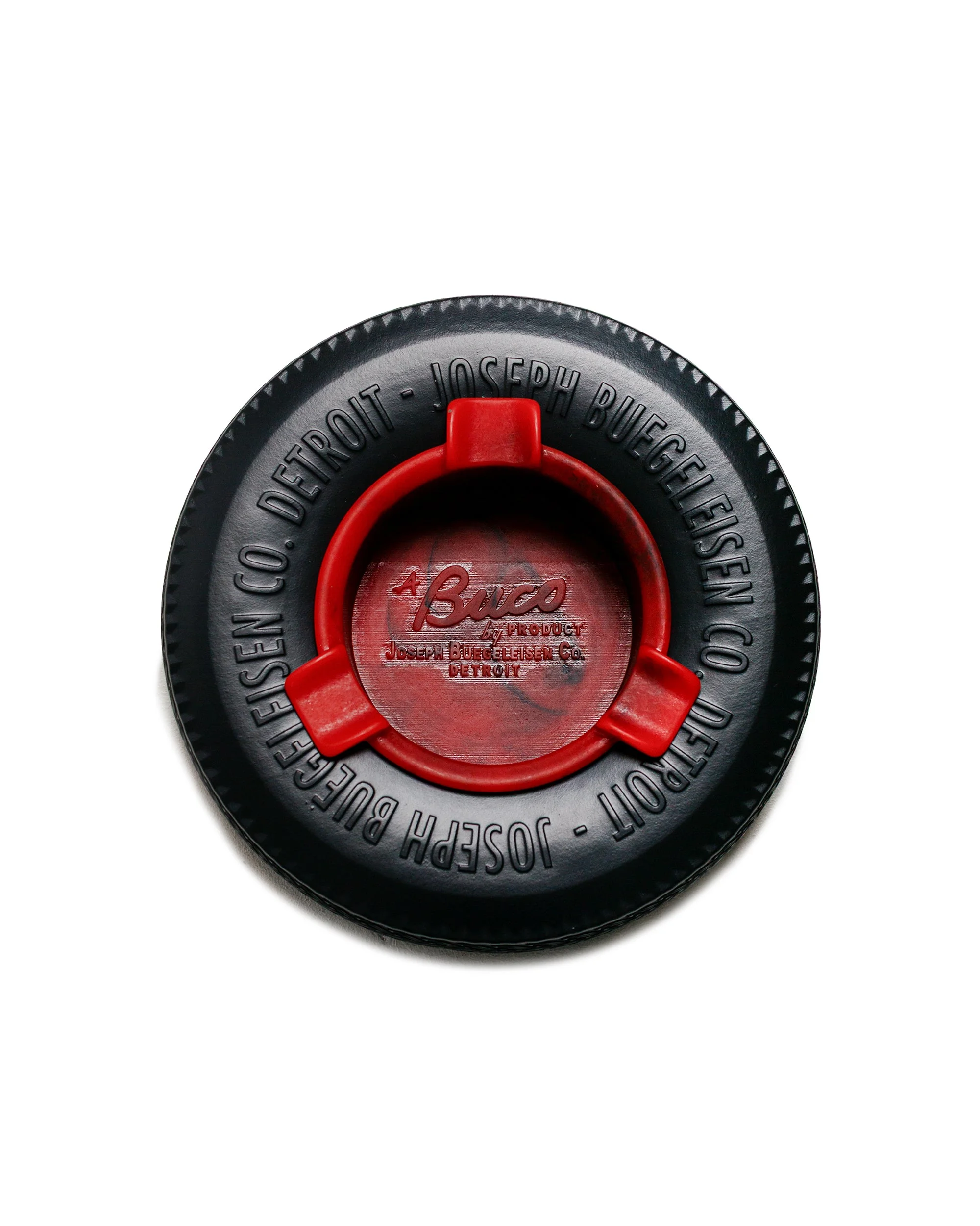 The Real McCoy’s BA24106 Buco Tyre Ashtray Red - 1