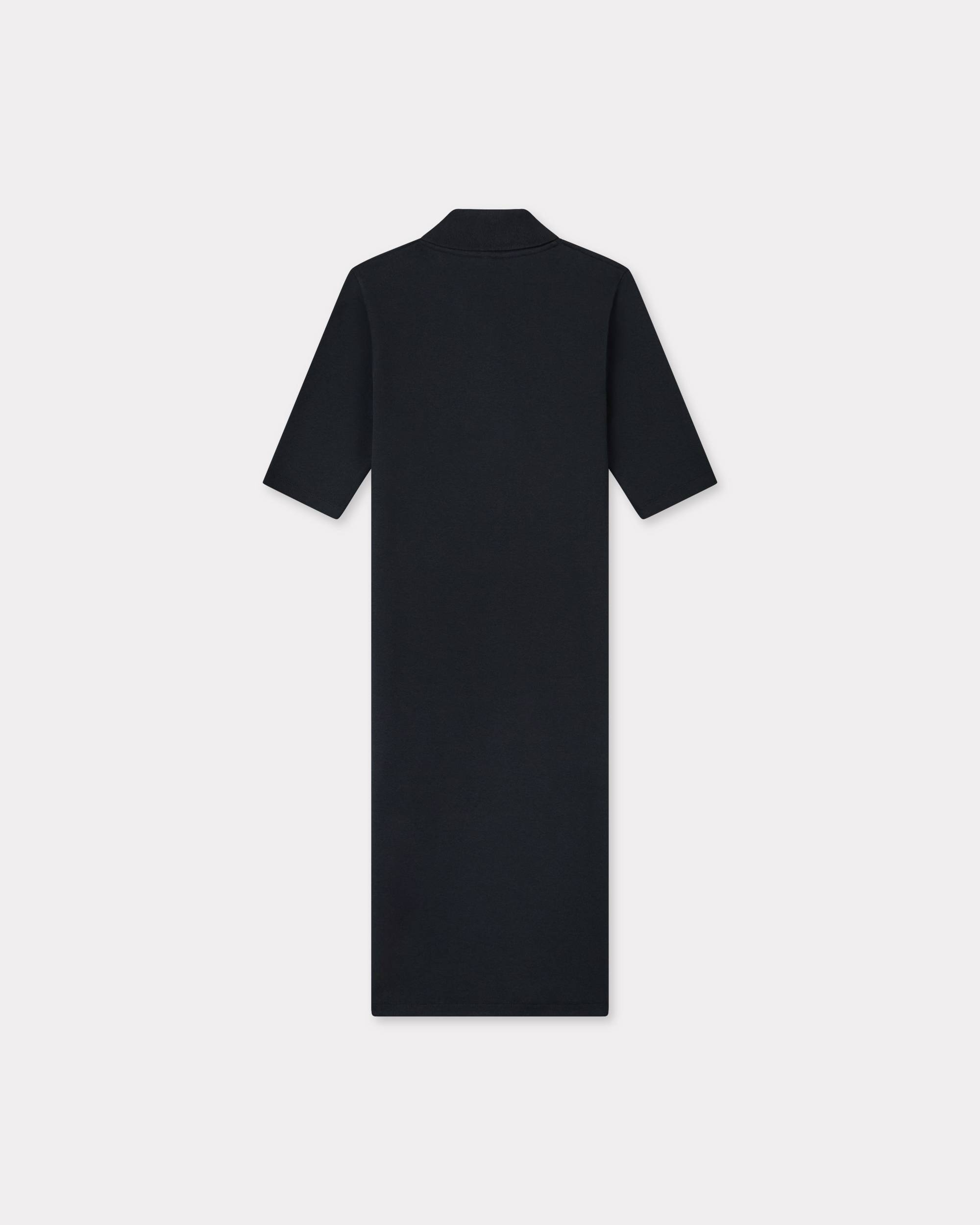 'Boke Flower 2.0' embroidered rib polo dress - 2