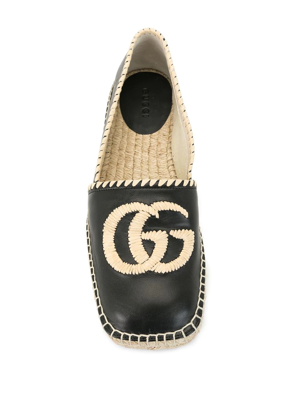 embroidered GG espadrilles - 4