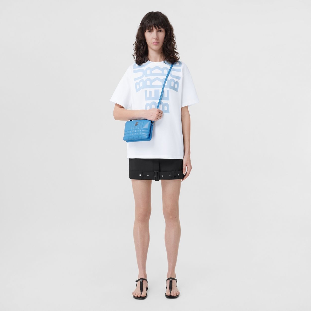 Logo Print Cotton Oversized T-Shirt - 5