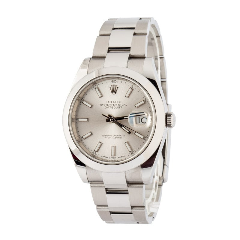 Rolex Datejust 41 Ref 126300 Silver Dial - 2
