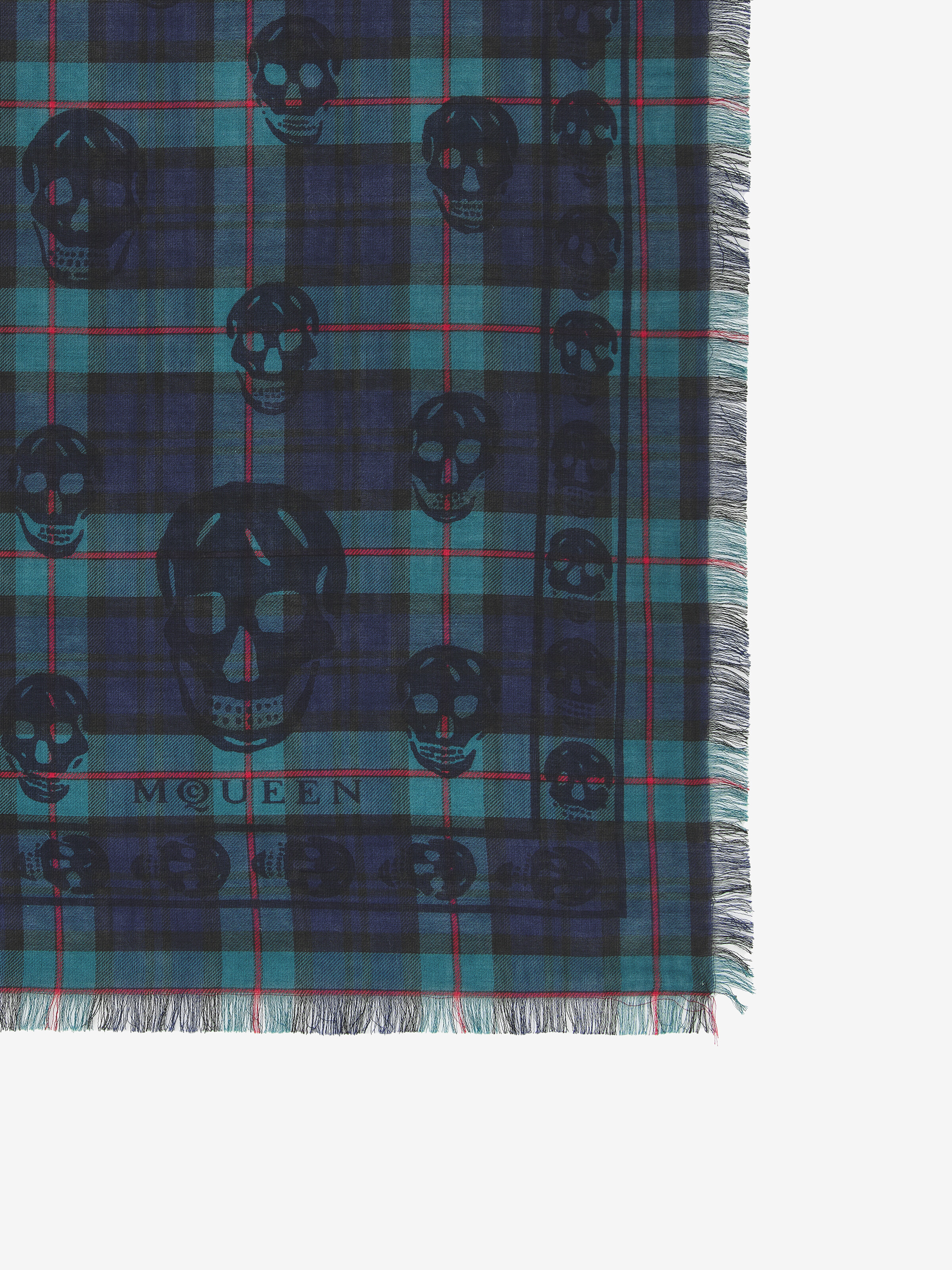 Tartan Skull Foulard - 3