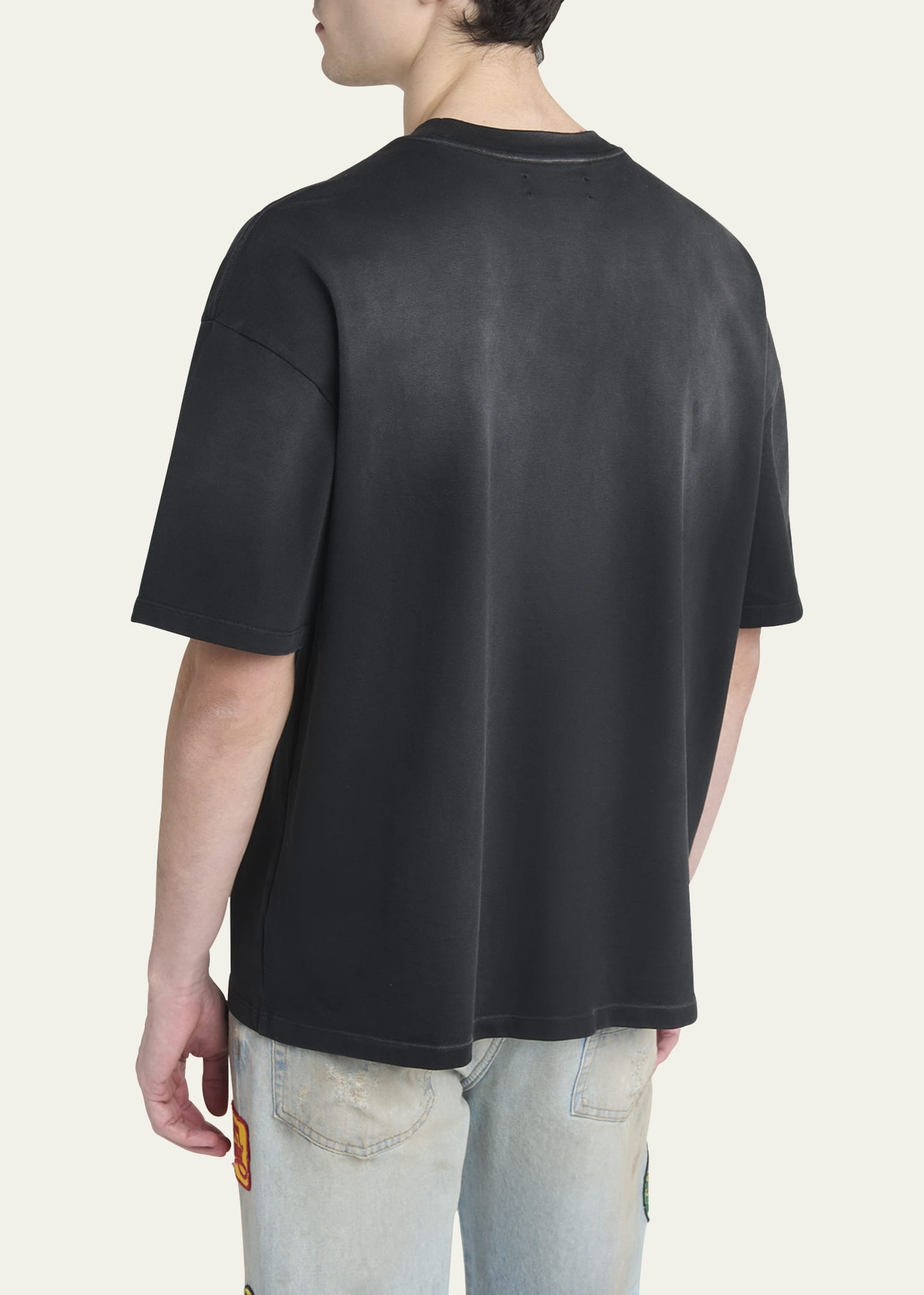Men's Crystal Sinners Faded Cotton T-Shirt - 3