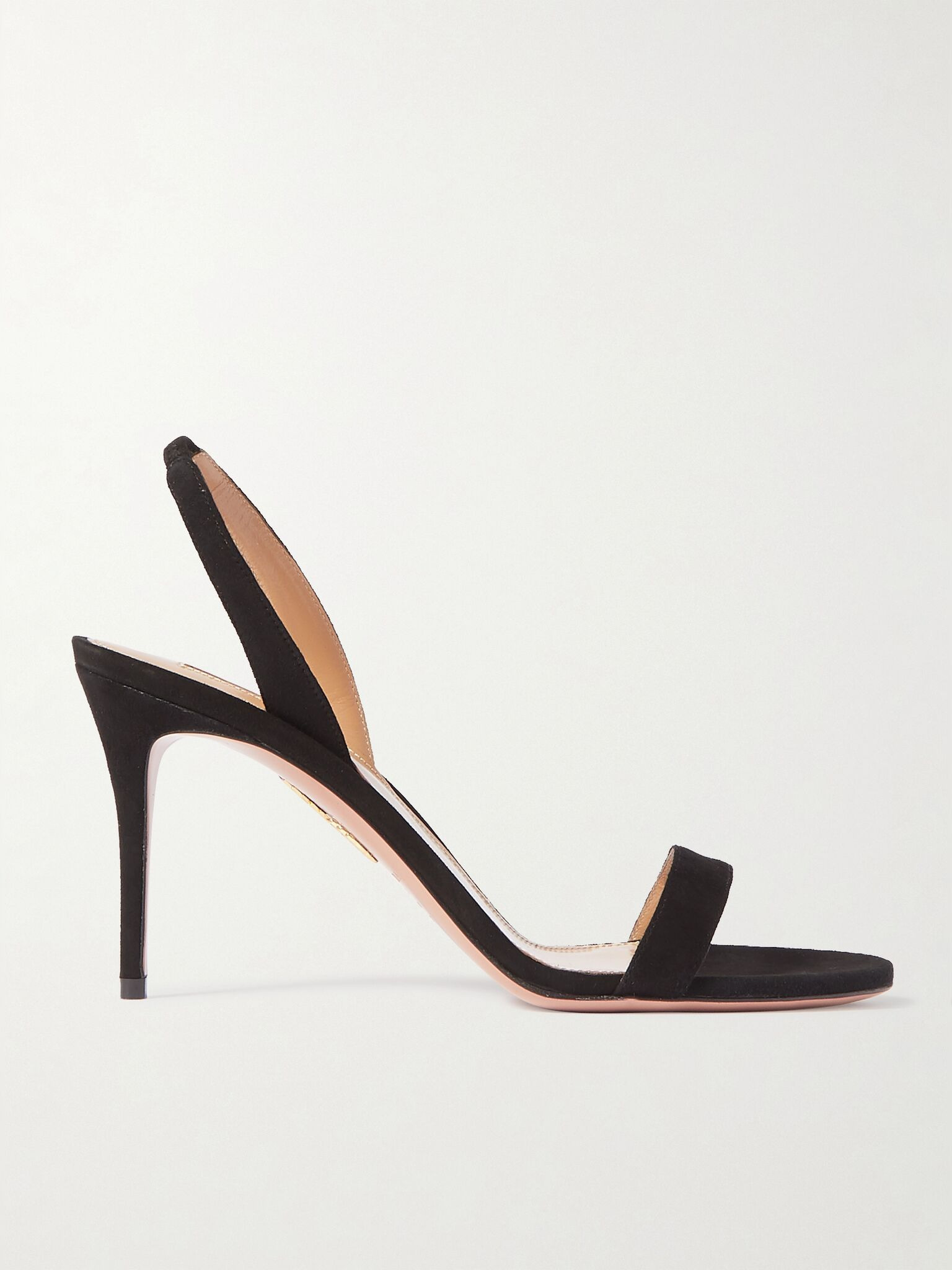 So Nude 85 suede slingback sandals Black - 1