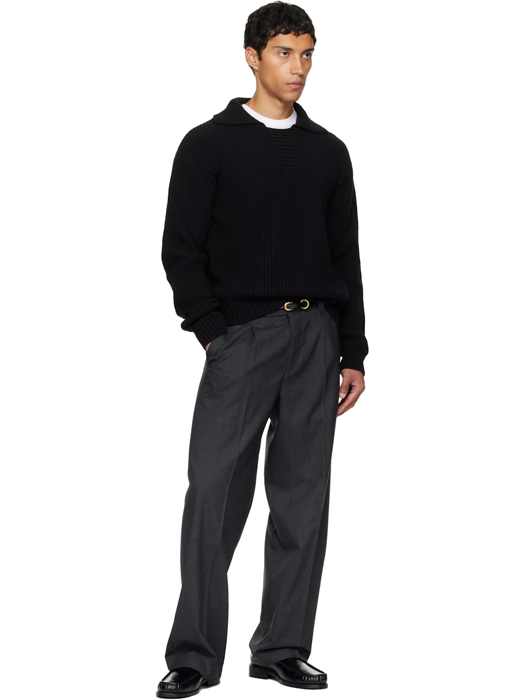 Gray Patch Trousers - 5