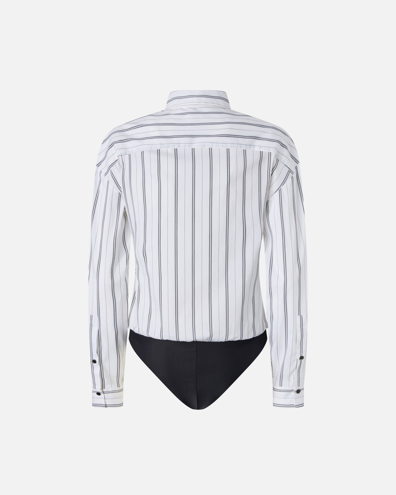 PINKO BODYSUIT SHIRT WITH VERTICAL STRIPES outlook