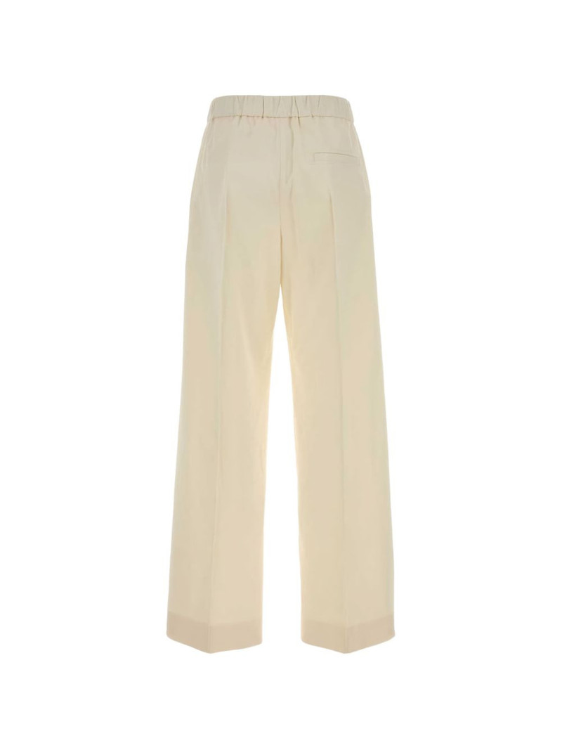 Jil Sander wide-leg cotton trousers outlook