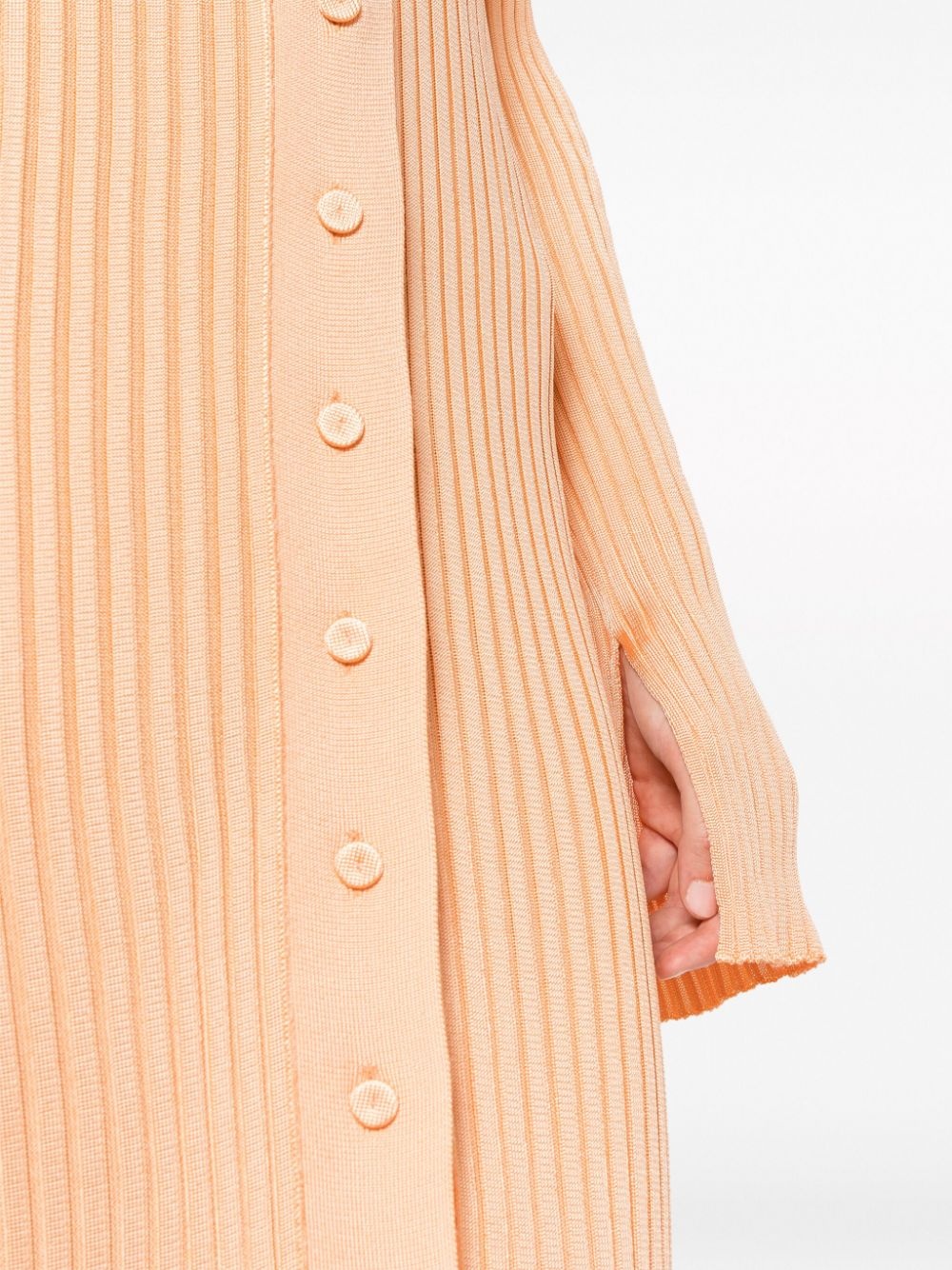 ribbed-knit midi dress - 5