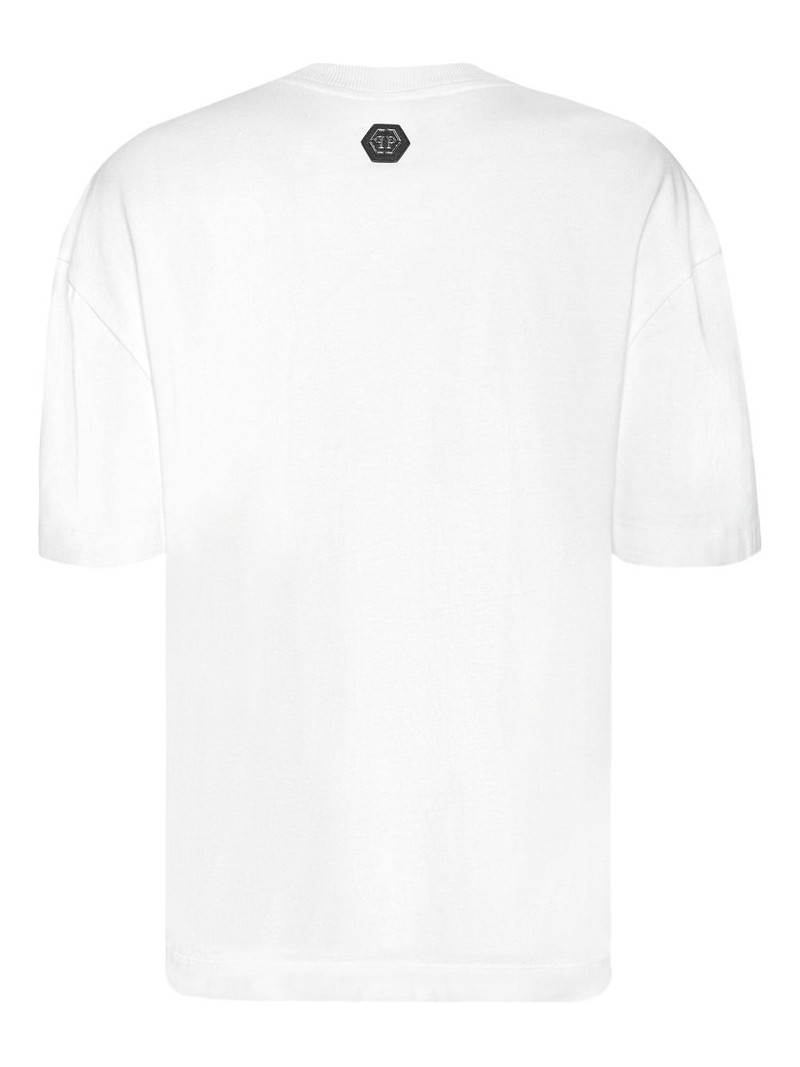 PHILIPP PLEIN crystal-embellished T-shirt outlook