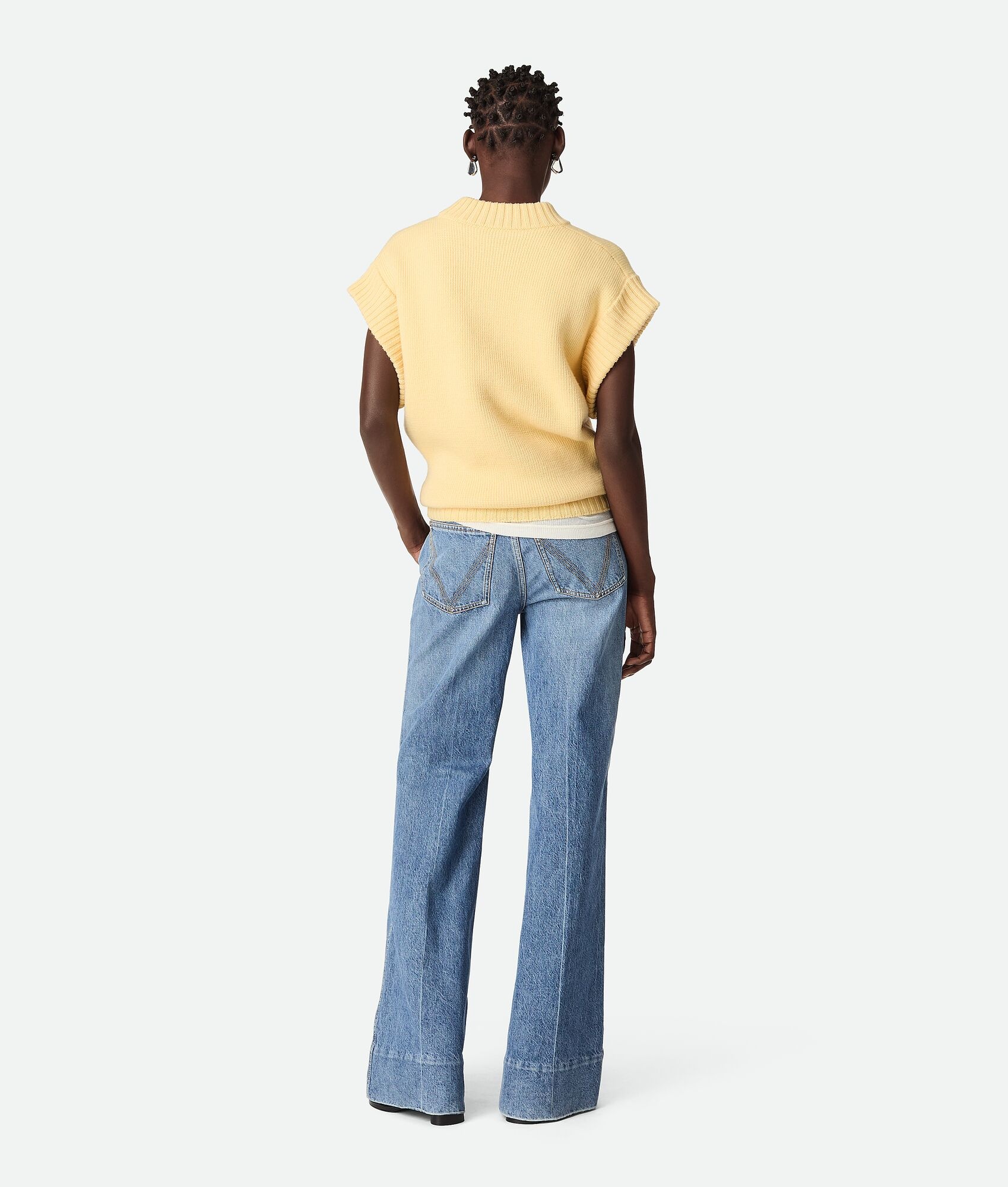 Vintage Indigo Palazzo Jeans - 3